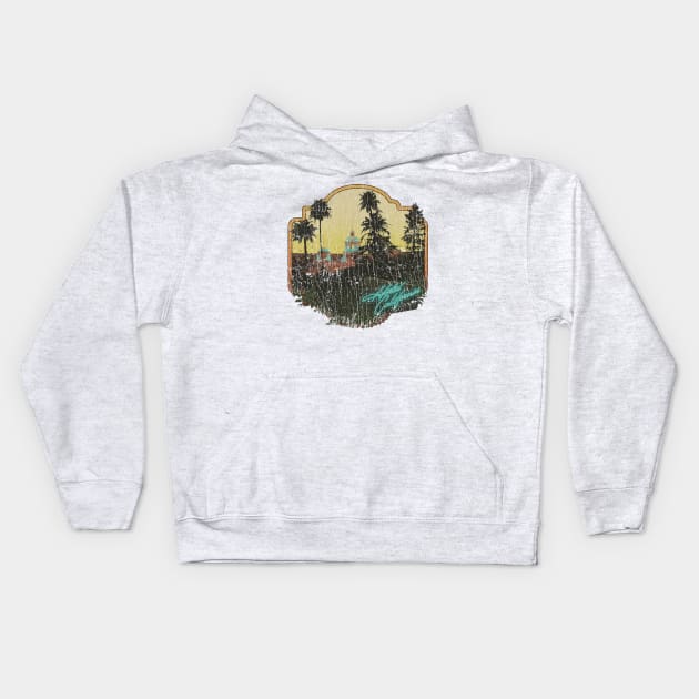 Hotel California 1976 Kids Hoodie by JCD666